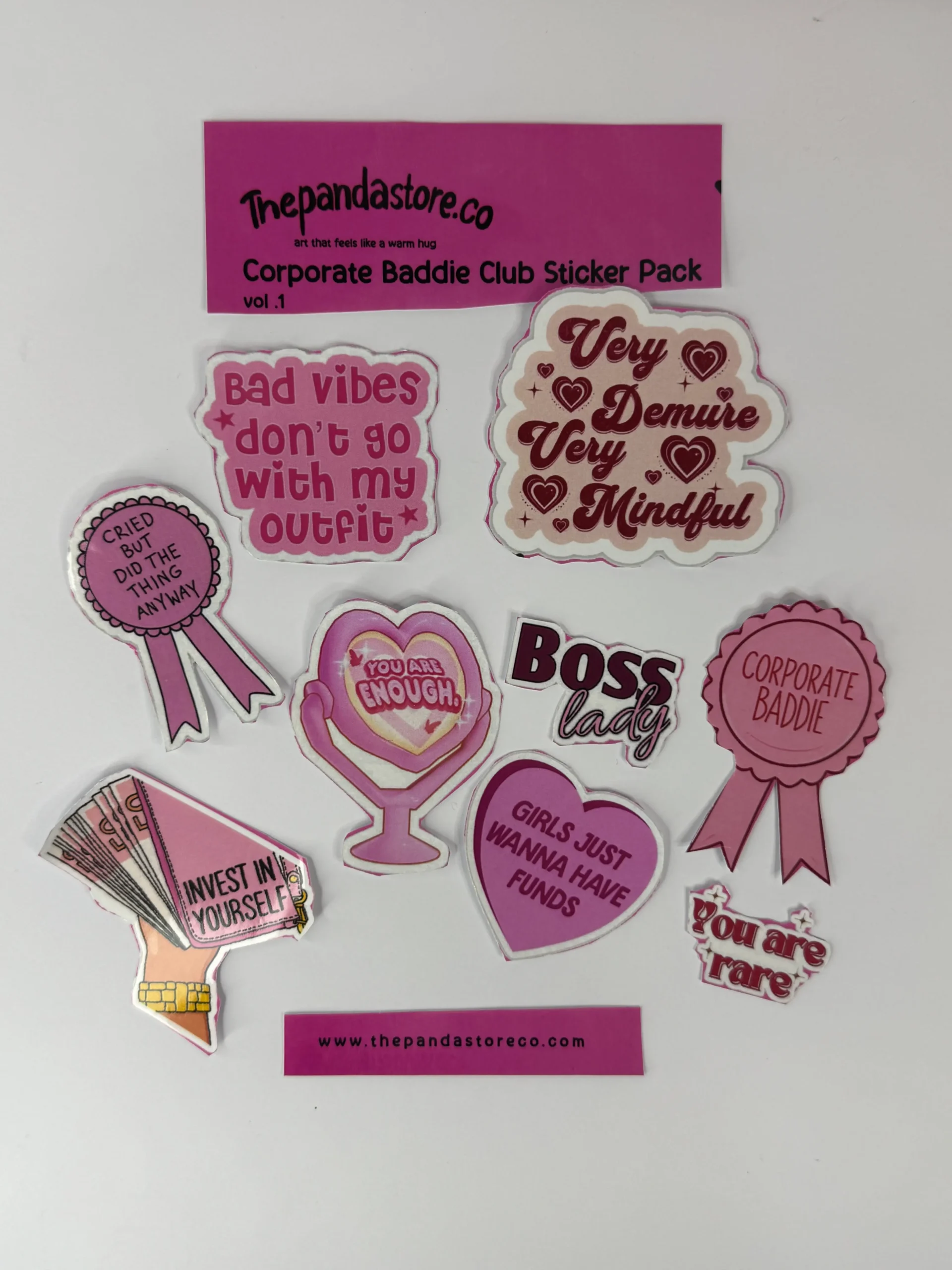 Corporate Baddie Club Sticker Pack Vol. 1