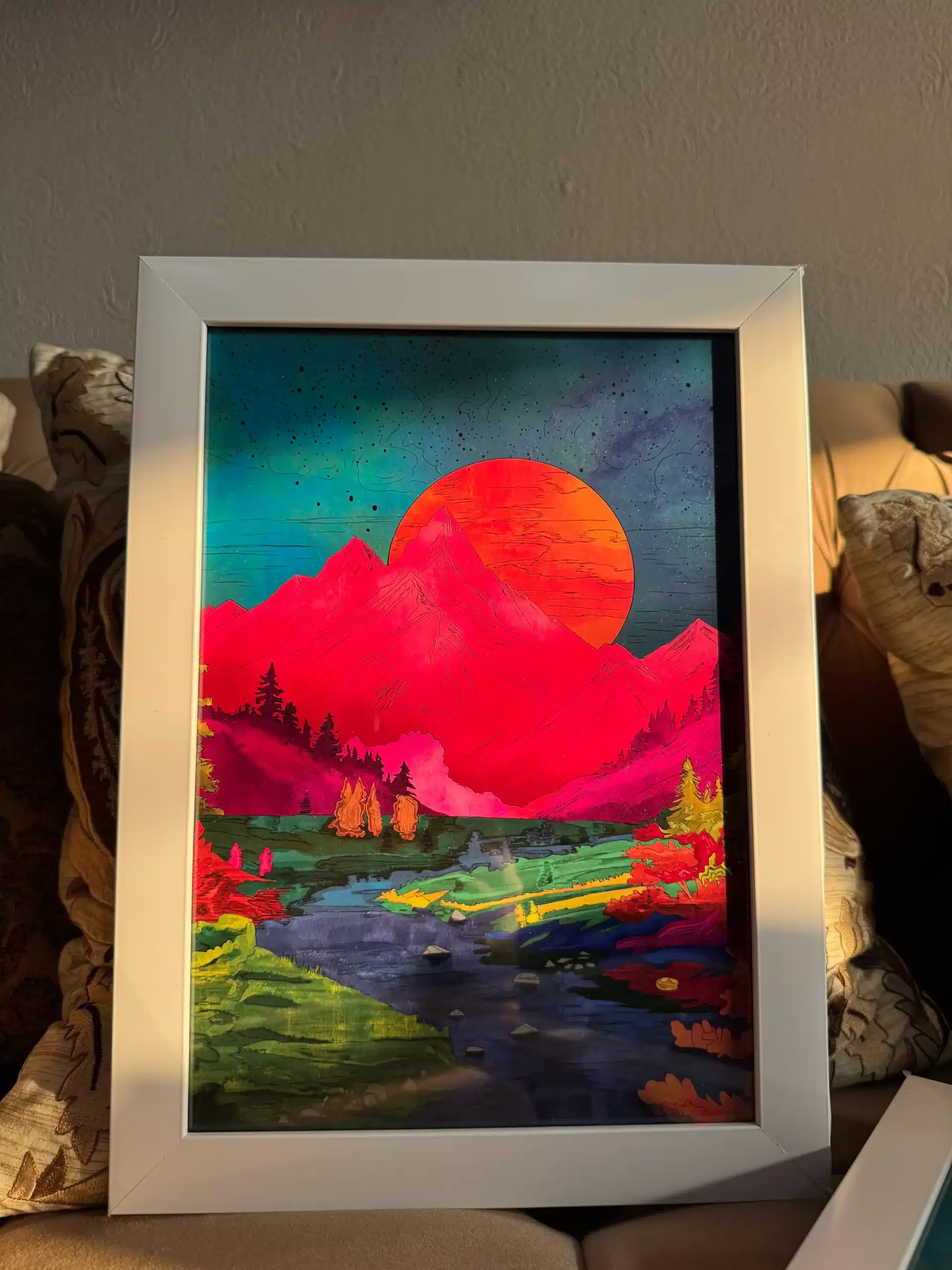 Psychedelic Dreamy Mountains